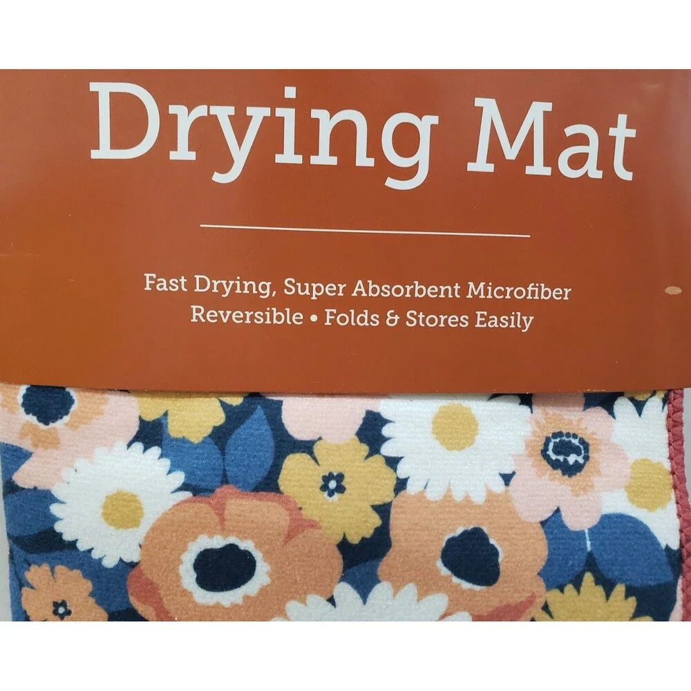 Printed Microfiber Drying Mat (14